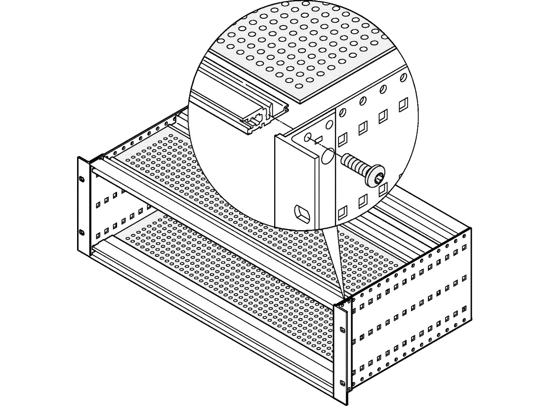 משטח כיסוי למארז 19 אינץ SCHROFF
